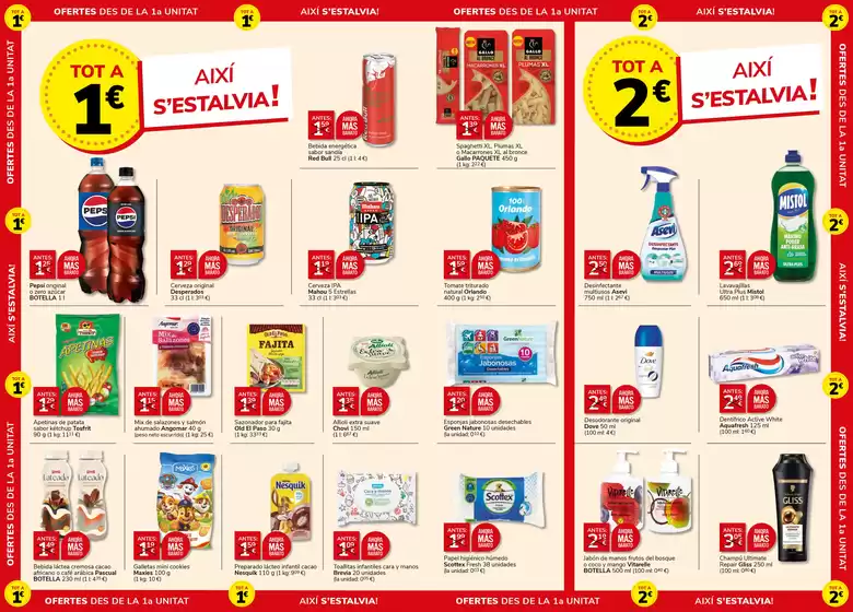 OFERTES A 1, 2 i 3€