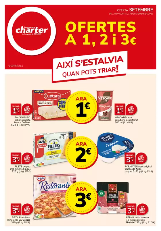 OFERTES A 1, 2 i 3€