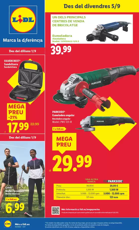 ¡Bazar Lidl! Ofertas válidas del 01/09 al 07/09