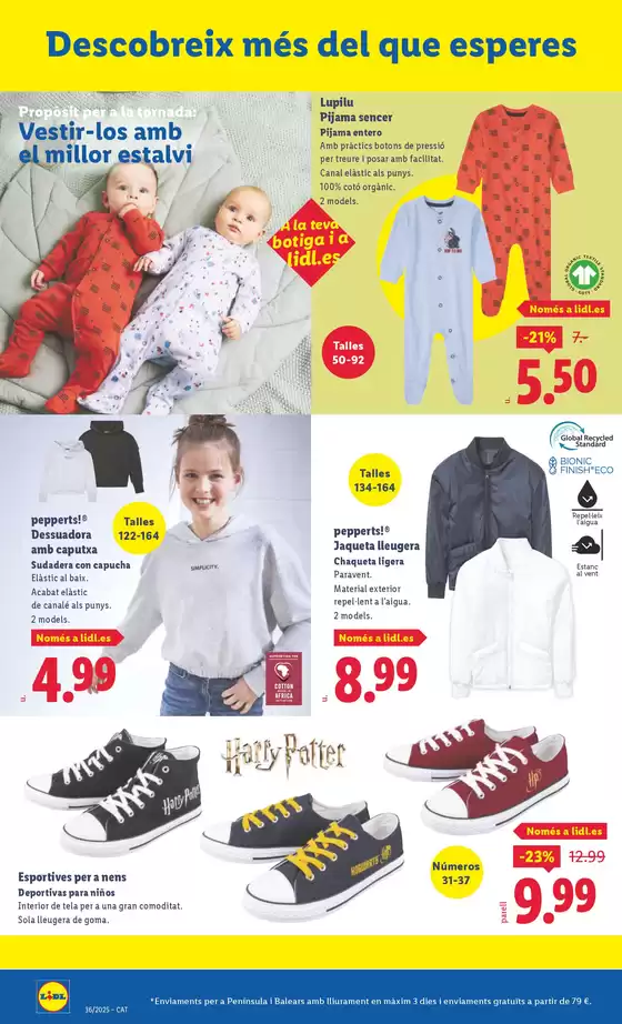 ¡Bazar Lidl! Ofertas válidas del 01/09 al 07/09