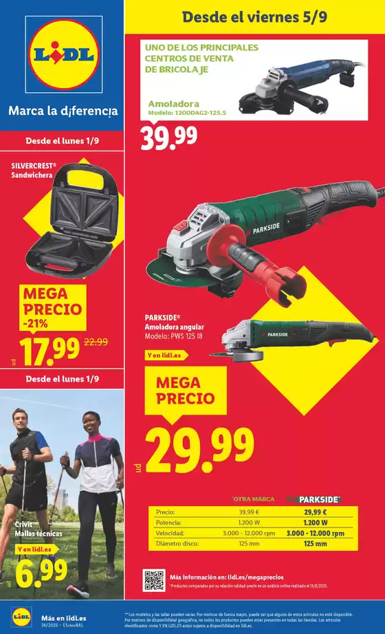 Catálogo Lidl en Barcelona | ¡Bazar Lidl! Ofertas válidas del 01/09 al 07/09 | 2025-09-01T00:00:00.000Z - 2025-09-07T00:00:00.000Z