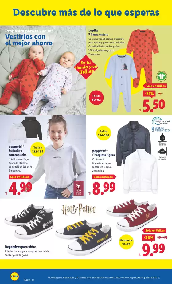 ¡Bazar Lidl! Ofertas válidas del 01/09 al 07/09