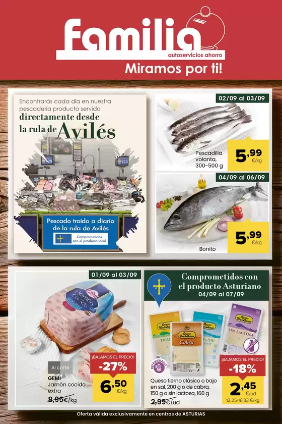 Catálogo Autoservicios Familia en Cullera | Comprometidos con el producto Asturiano | 2025-09-01T00:00:00.000Z - 2025-09-07T00:00:00.000Z