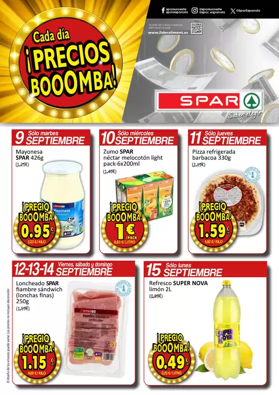 ¡ Cada día PRECIOS BOOOMBA!