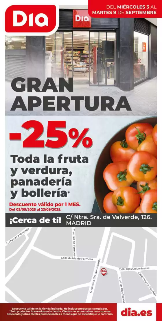 Catálogo Dia en Madrid | Gran apertura Dia del 03/09 al 09/09 | 2025-09-03T00:00:00.000Z - 2025-09-09T00:00:00.000Z