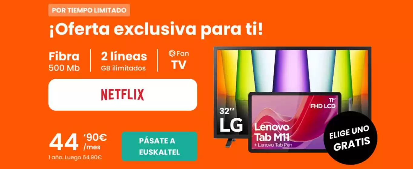 ¡Oferta exclusiva para ti!
