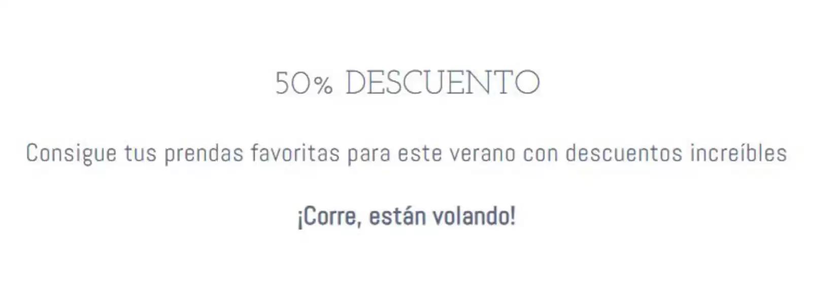 50% de descuento