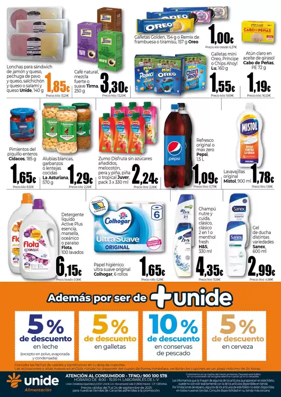 Tan cerca. Tan tuyo. UNIDE Alimentación Canarias