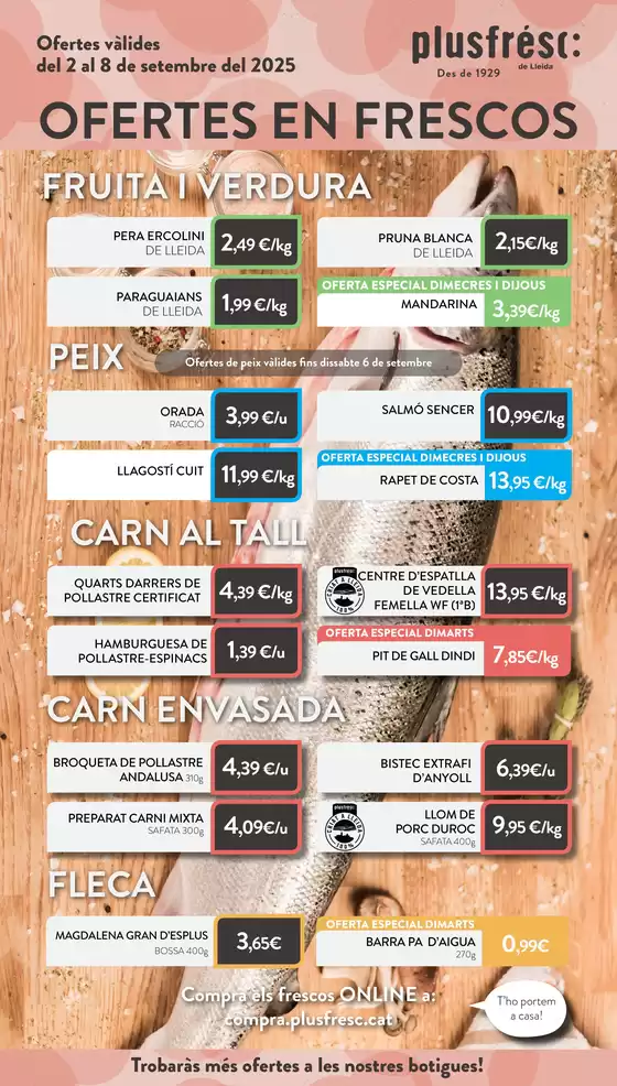OFERTES EN FRESCOS