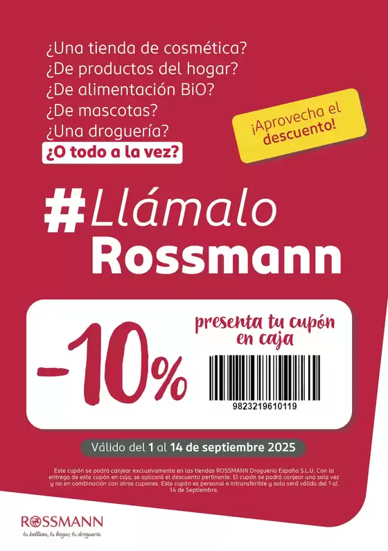 Válido del 1 al 14 de septiembre 2025