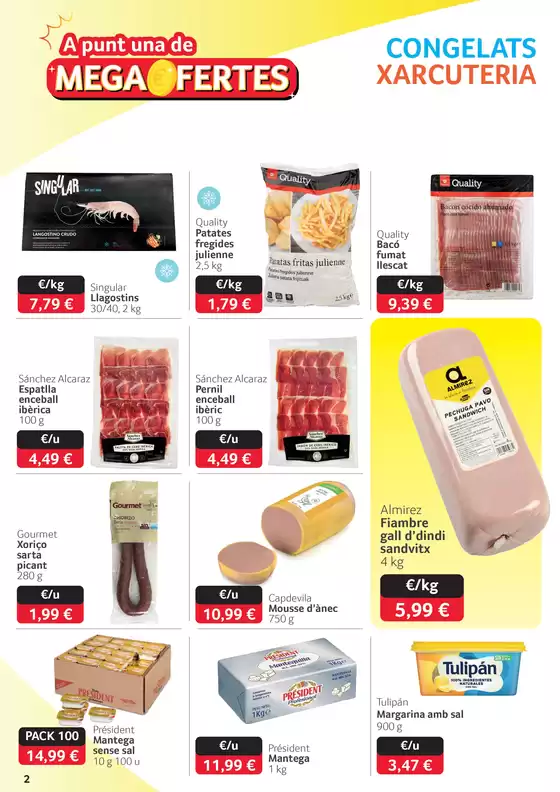 A punt una de MEGA FERTES en MOLTS productes