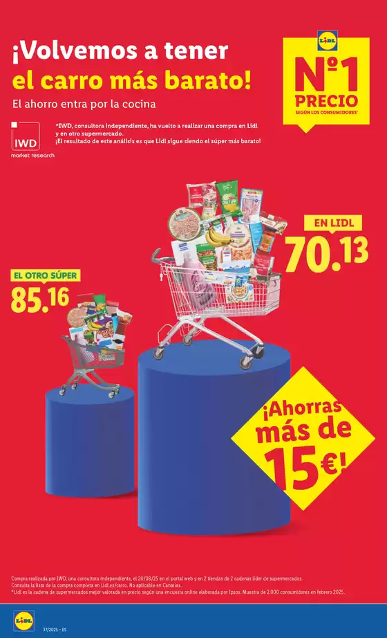 № 1 PRECIO - Ofertas válidas del 08/09 al 14/09