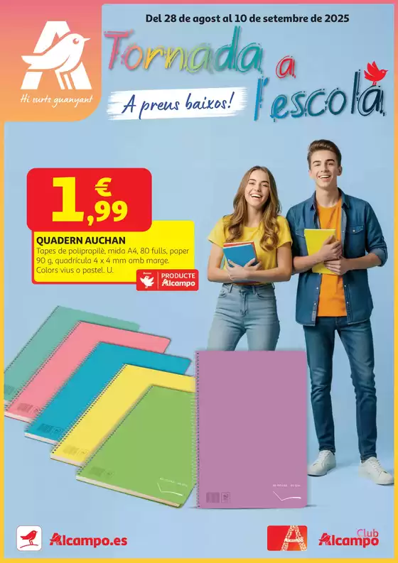 Del 28 de agost al 10 de setembre de 2025