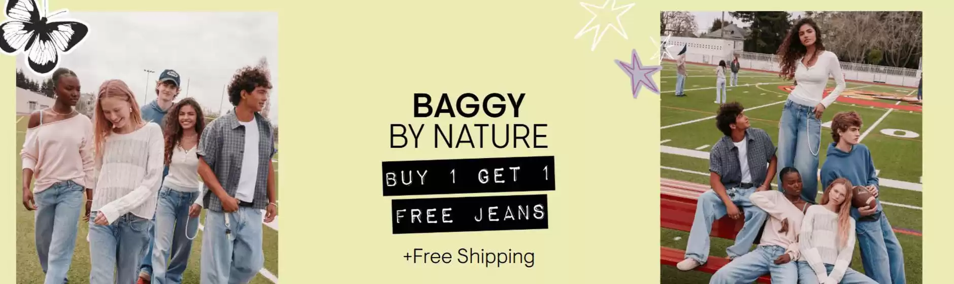BUY 1 GET 1 FREE JEANS