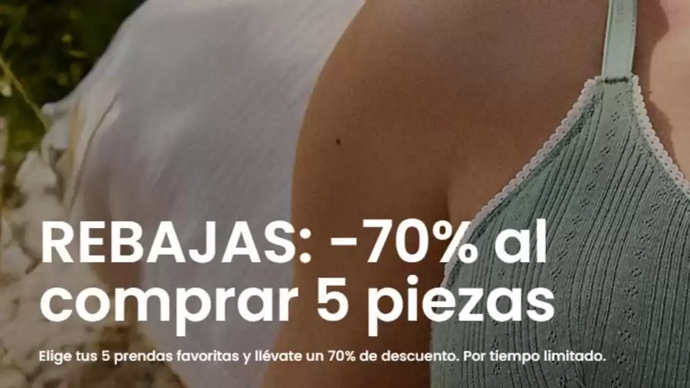 REBAJAS: -70% al comprar 5 piezas