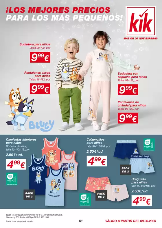 Catálogo KIK en San Javier |  Los mejores precios para los más pequeños! | 2025-09-08T00:00:00.000Z - 2025-09-14T00:00:00.000Z