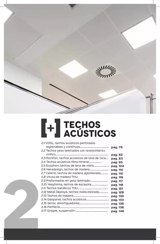 TECHOS ACÚSTICOS – TARIFA ISOLANA