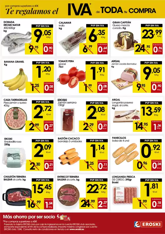 Te regalamos el IVA de toda tu compra