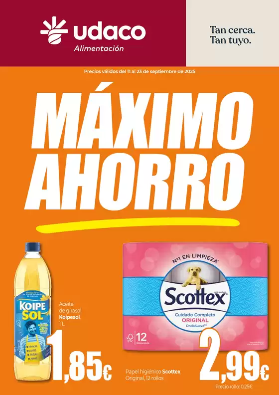 Máximo Ahorro en UDACO 