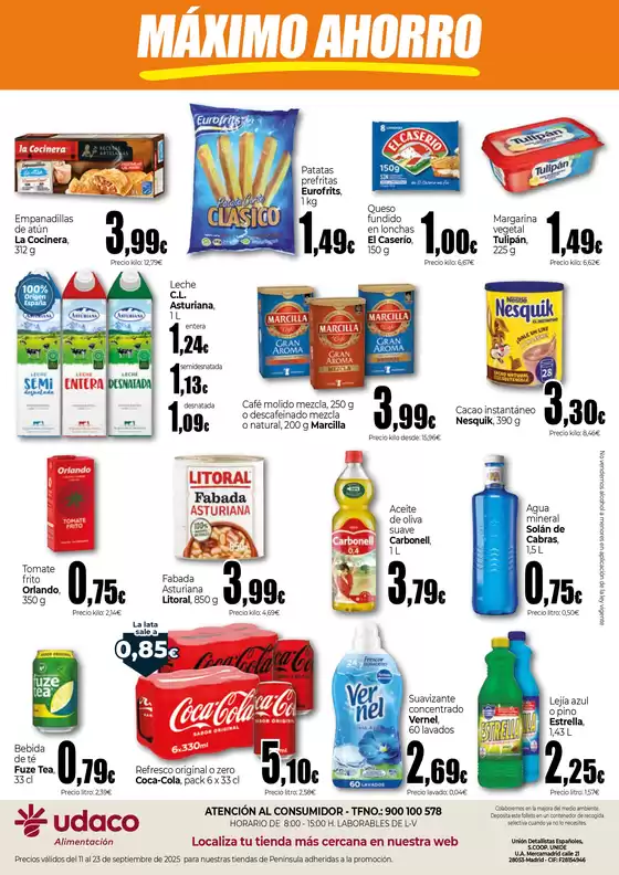 Máximo Ahorro en UDACO 