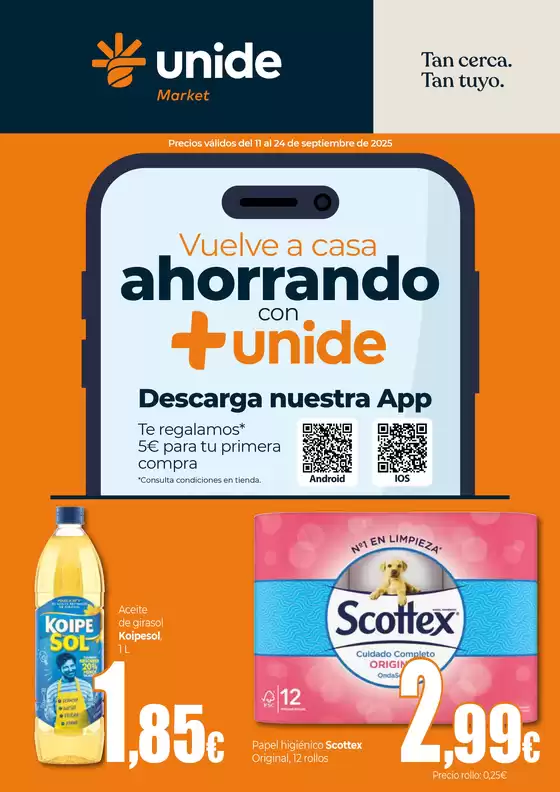 Tan cerca. Tan tuyo. UNIDE Market Península
