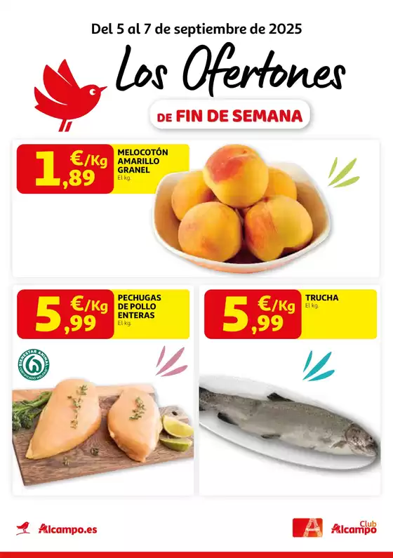 Catálogo Alcampo en Elgoibar | Del 5 al 7 de septiembre de 2025 | 2025-09-05T00:00:00.000Z - 2025-09-07T00:00:00.000Z
