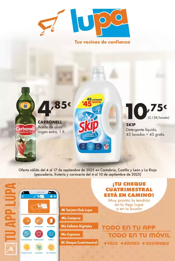 Catálogo Supermercados Lupa en Aguilar de Campoo | Catálogo Supermercados Lupa | 2025-09-05T00:00:00.000Z - 2025-09-17T00:00:00.000Z