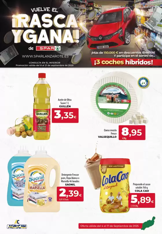 Oferta válida del 4 al 17 de Septiembre de 2025