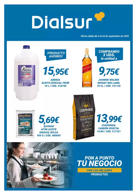 Oferta válida del 4 al 24 de septiembre de 2025