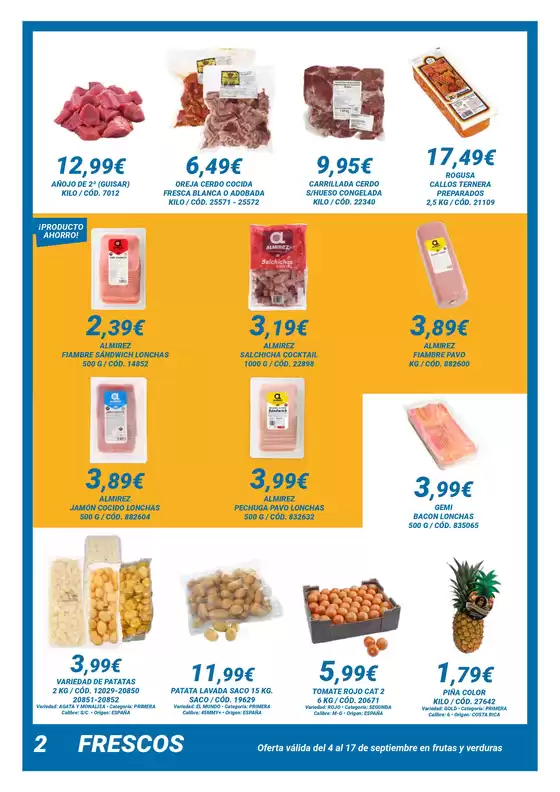 Oferta válida del 4 al 24 de septiembre de 2025