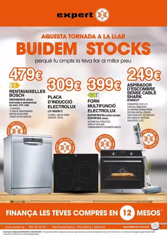 Catálogo Expert en Banyeres de Mariola | Aquesta Tornada A La Llar Buidem Stocks | 2025-09-08T00:00:00.000Z - 2025-09-30T00:00:00.000Z