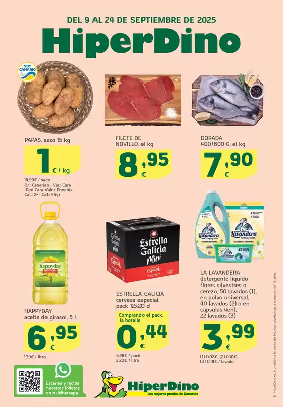 Ofertas desde el 9 de septiembre