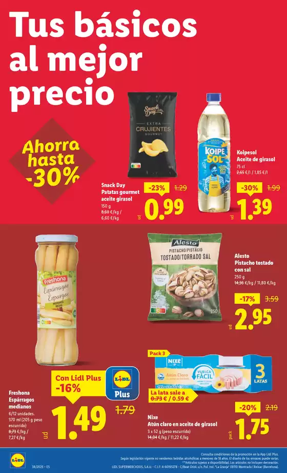 № 1 PRECIO - Ofertas válidas del 15/09 al 21/09