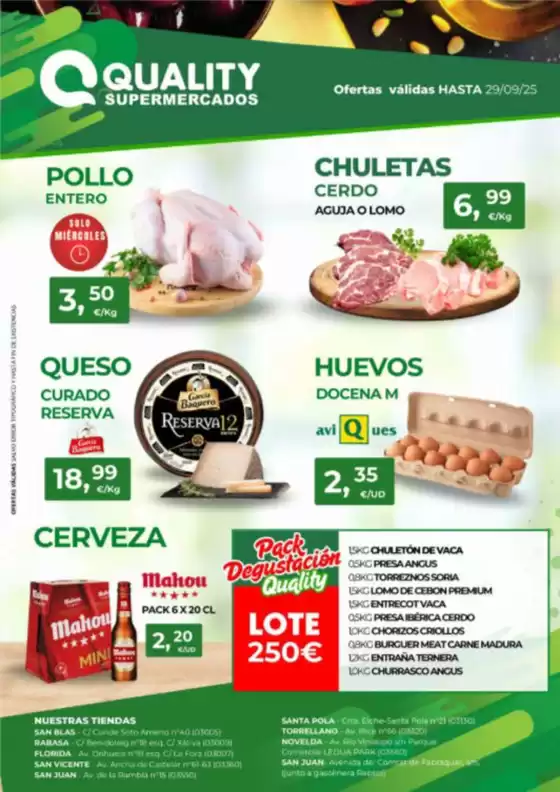 Ofertas válidas hasta 29/09/25