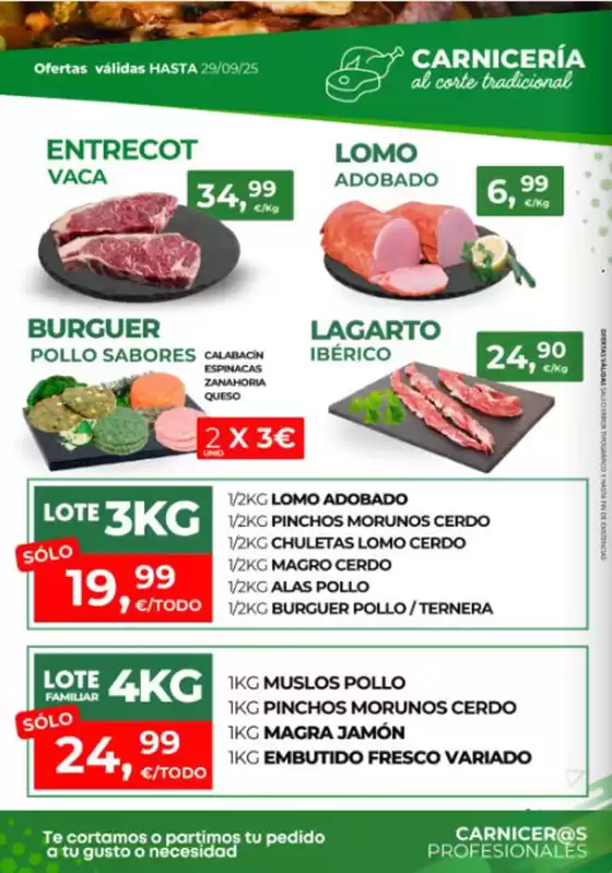Ofertas válidas hasta 29/09/25