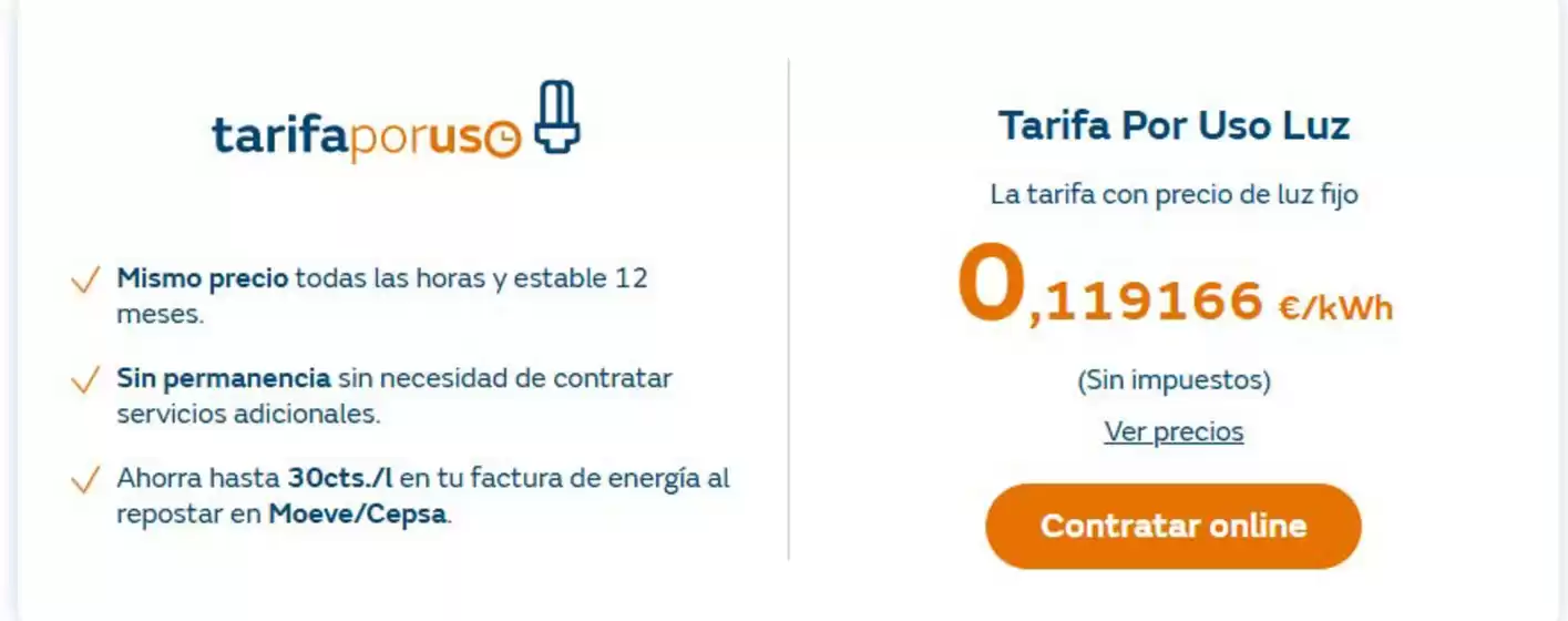 Elige la tarifa de luz que mejor se adapta a ti