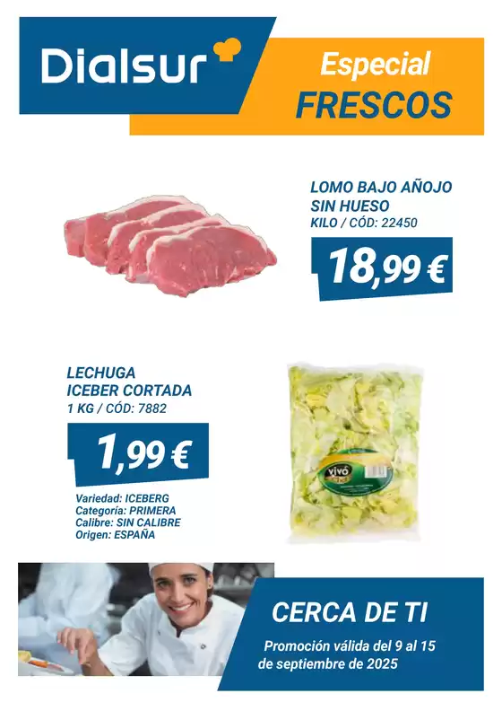 Promoción válida del 9 al 15 de septiembre de 2025