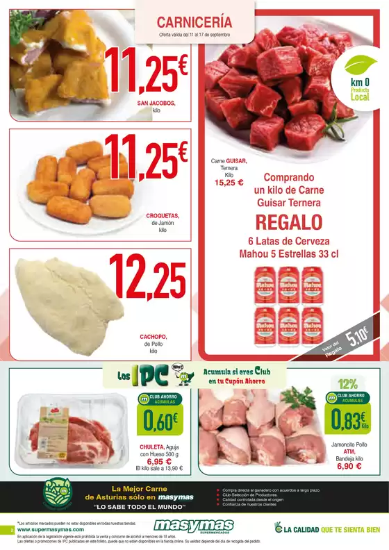 Oferta válida del 11 al 17 de septiembre de 2025