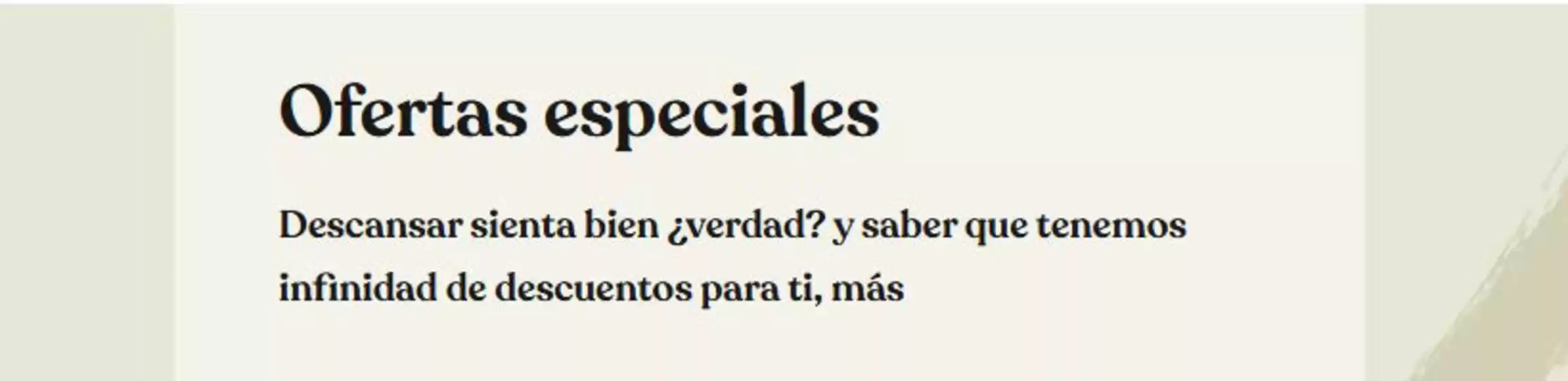 Ofertas speciales 