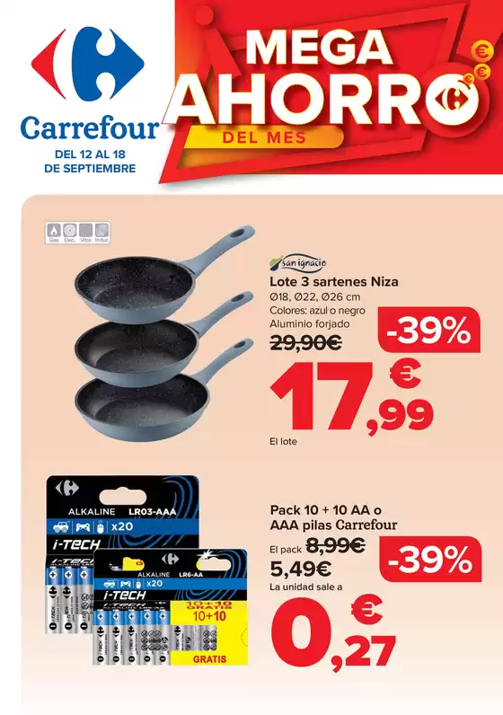 Catálogo Carrefour en Huelva | BAZAR- CASA HOGAR | 2025-09-12T00:00:00.000Z - 2025-09-18T00:00:00.000Z
