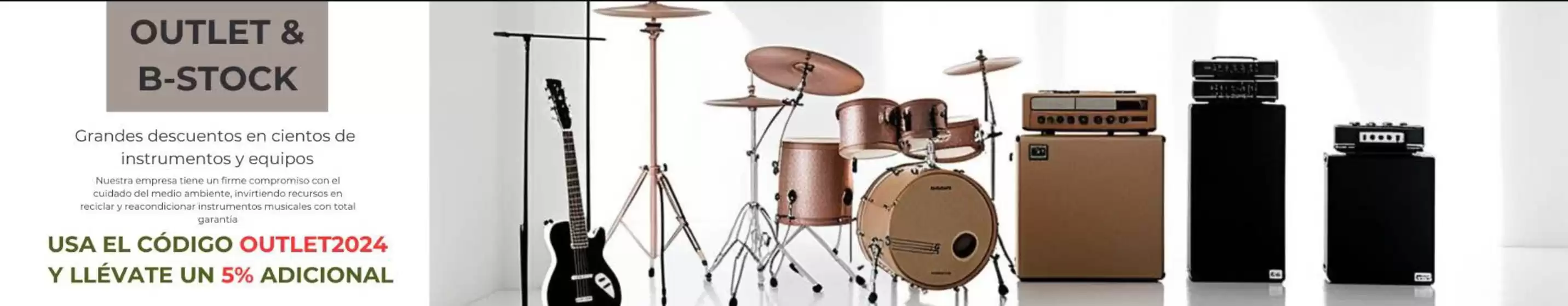 Grandes descuentos en cientos de instrumentos y equipos