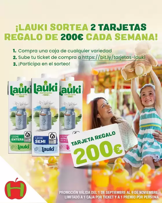 ¡Lauki Sortea 2 Tarjetas Regalo De 200€ Cada Semana!