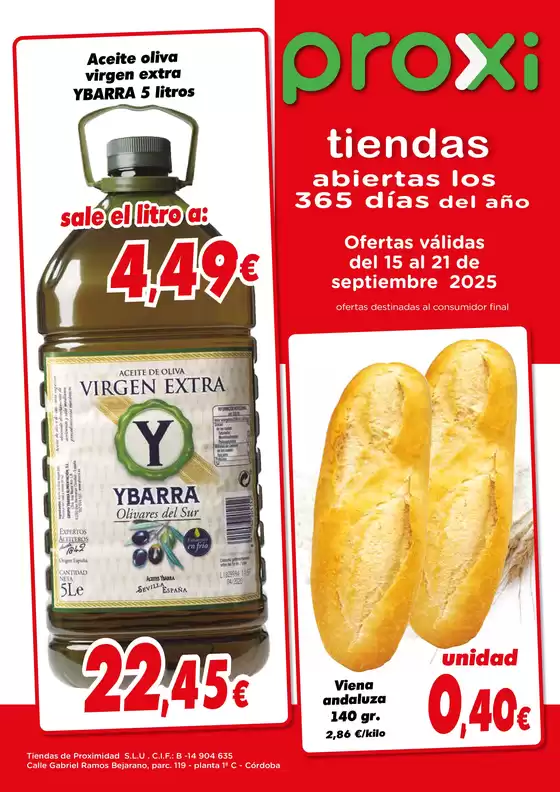 Tiendas abiertas los 365 días del año