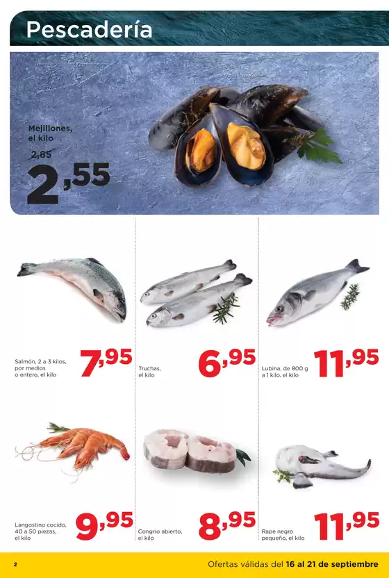 Ofertas válidas en Asturias del 15 al 21 de septiembre