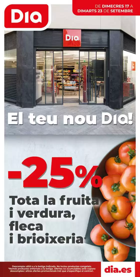 Catálogo Dia | El teu nou Dia del 17/09 al 23/09 | 2025-09-17T00:00:00.000Z - 2025-09-23T00:00:00.000Z