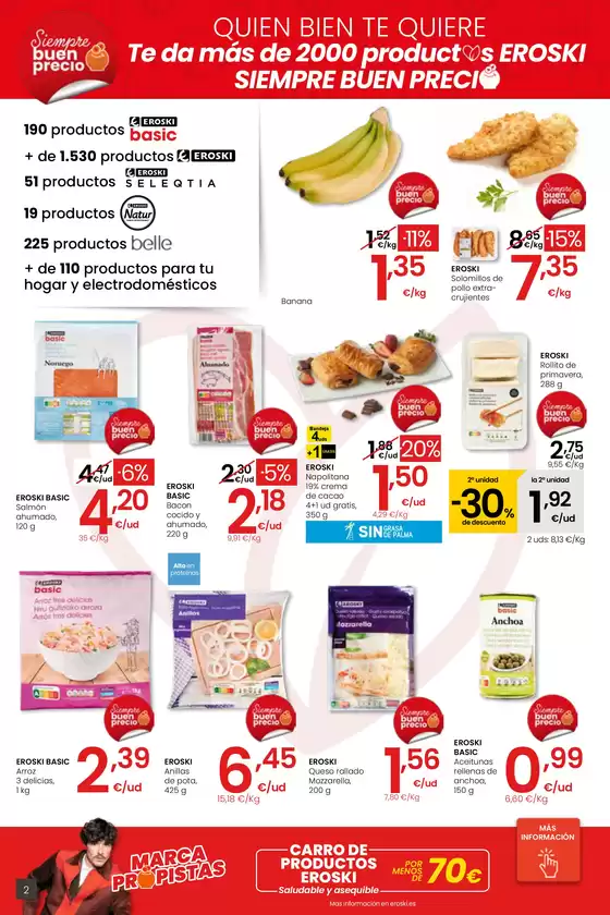 ¡OFERTÓN! Eskaintza handia! 2a alea -70% EROSKI CENTER
