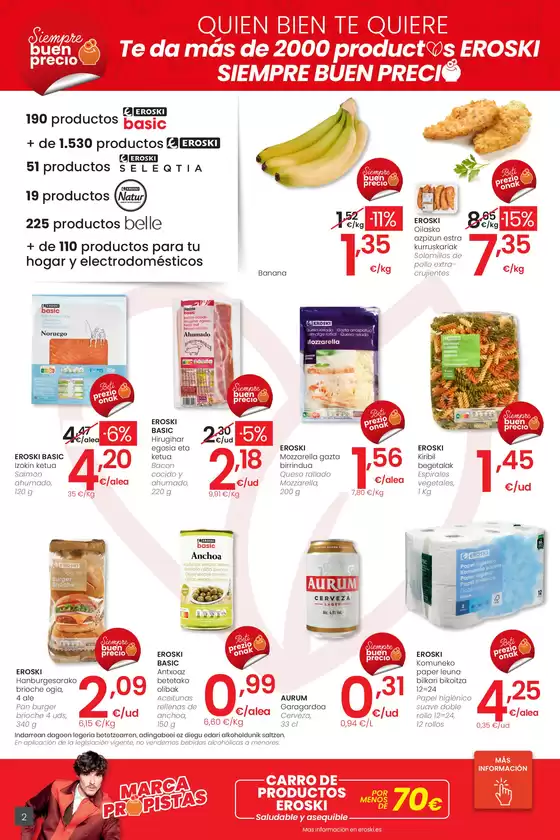 ¡OFERTÓN! Eskaintza handia! 2a alea -70% EROSKI CITY