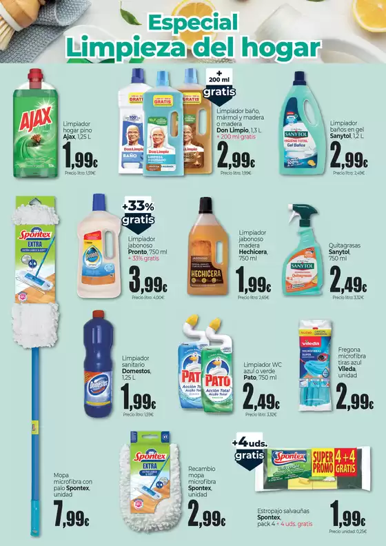 Especial Limpieza del hogar