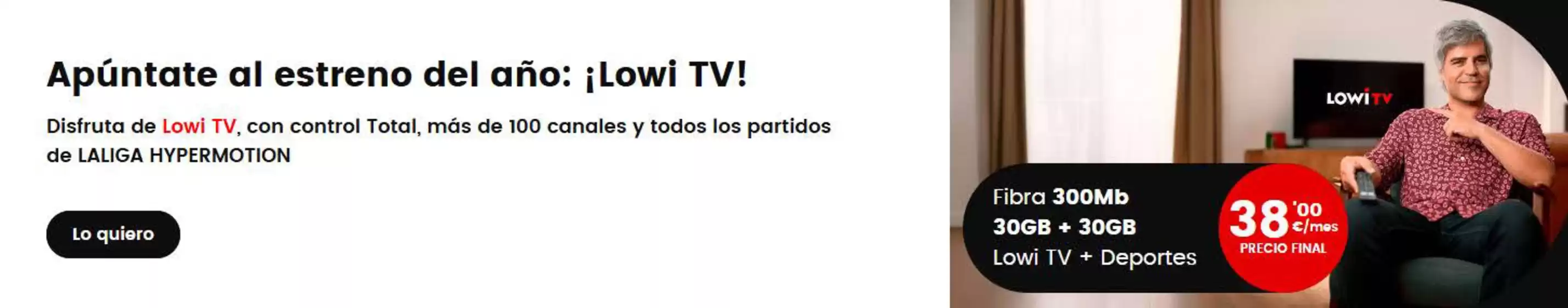 Apúntate Al Estreno Del Año: ¡lowi Tv!
