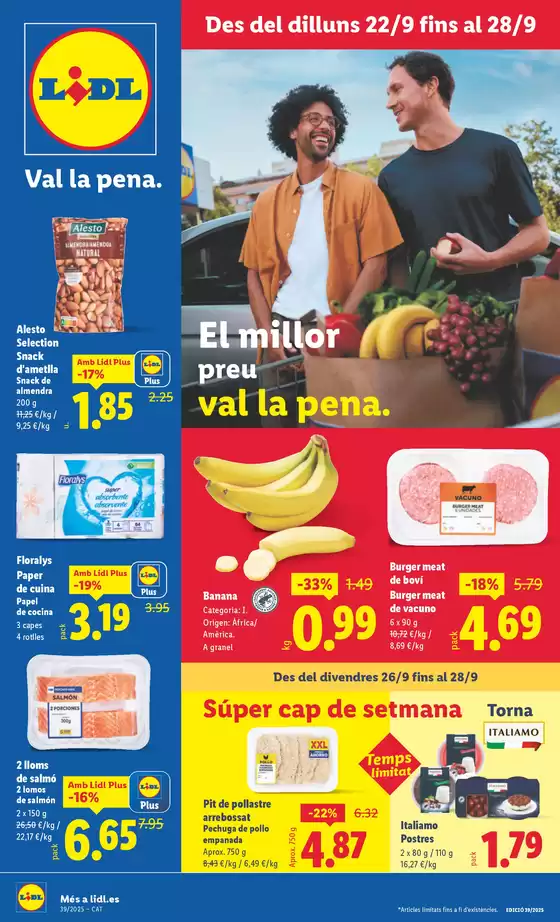 № 1 PRECIO - Ofertas válidas del 22/09 al 28/09